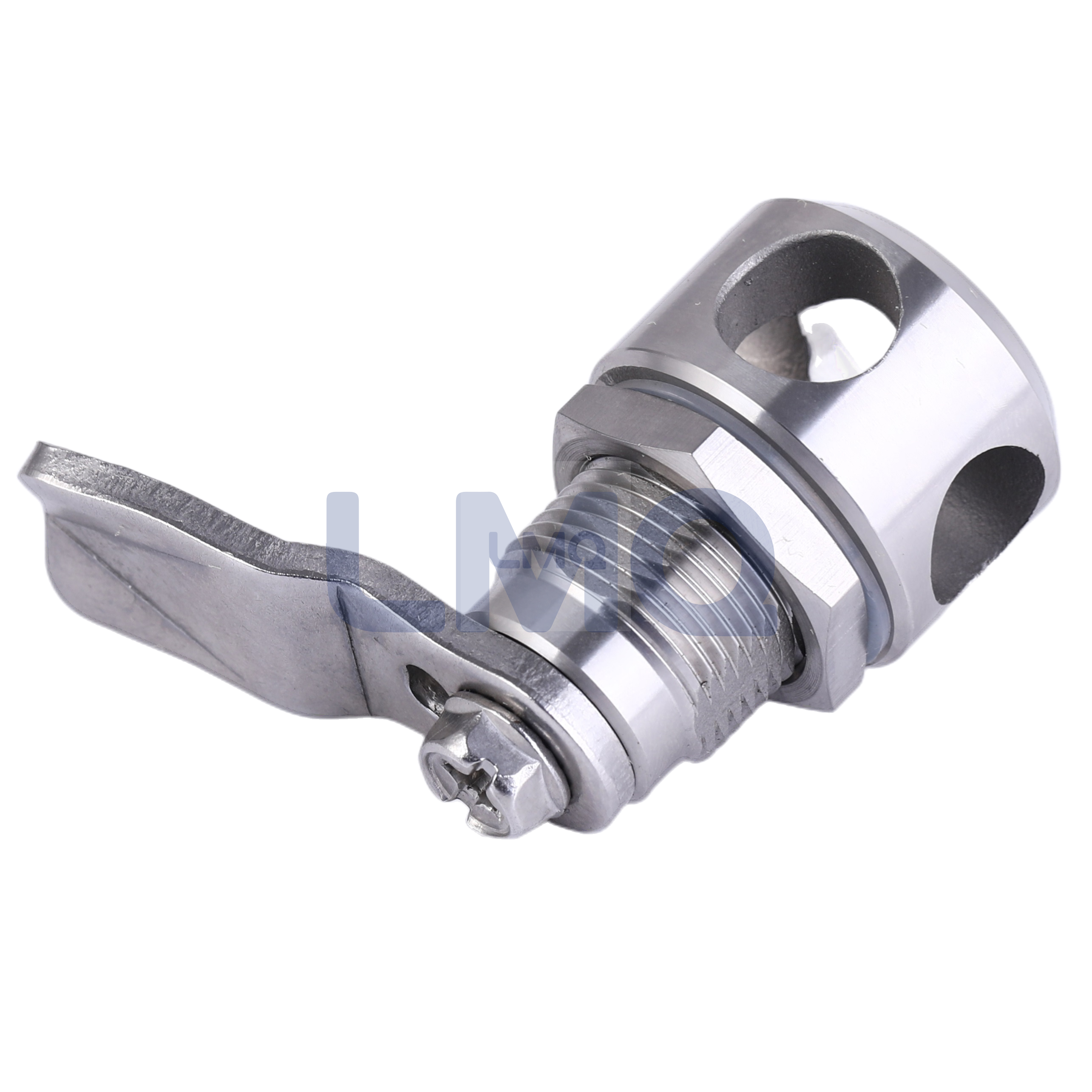 ZS07 Full Stainless Steel Quarter-Turn Lock, Housing with 4 Padlock Holes, AISI316