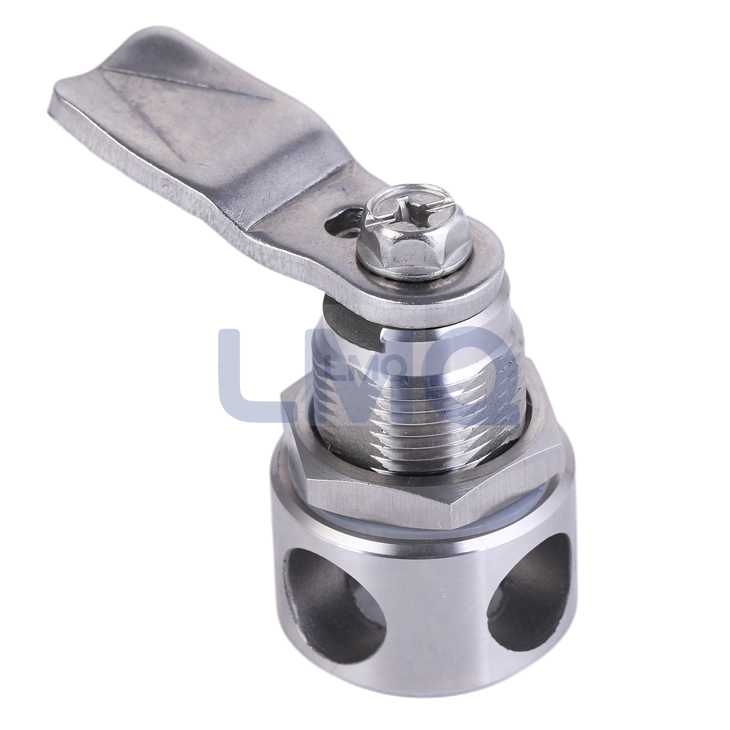 ZS07 Full Stainless Steel Quarter-Turn Lock, Housing with 4 Padlock Holes, AISI316